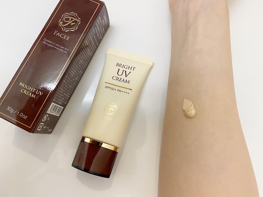 ブライトUVクリーム/Facee/日焼け止めクリームを使ったクチコミ(3枚目)