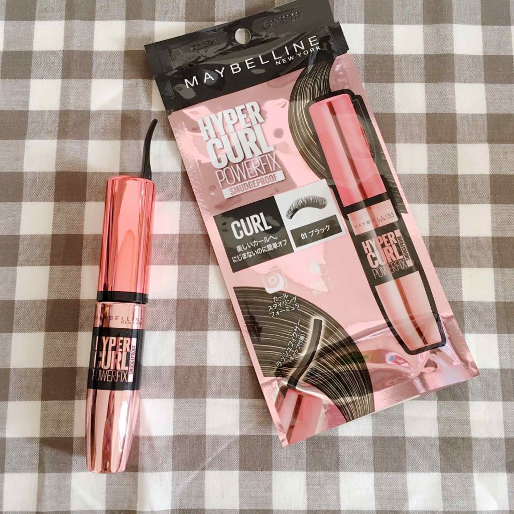 ハイパーカール パワーフィックス 01 ブラック/MAYBELLINE NEW YORK/マスカラを使ったクチコミ（1枚目）