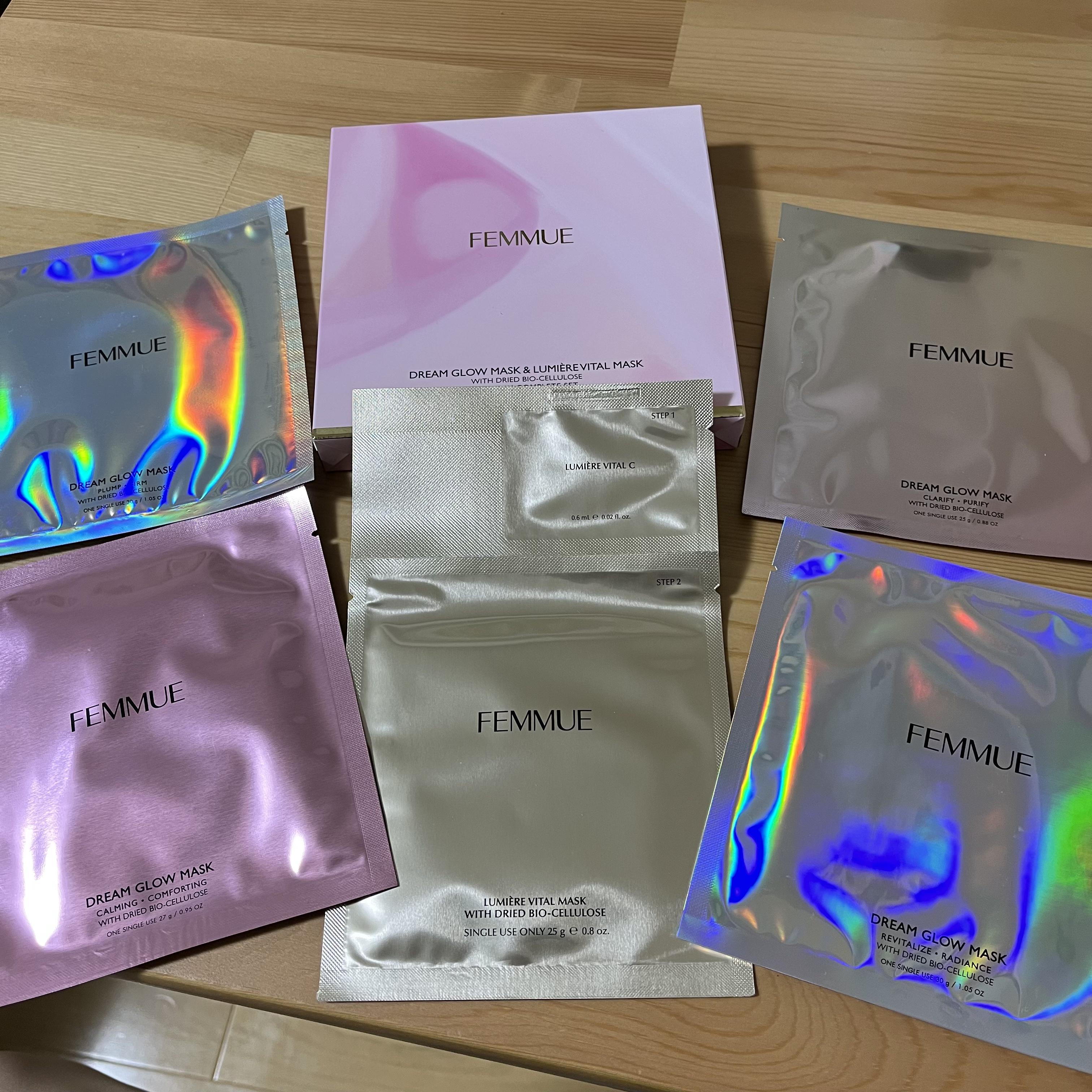 ドリームグロウマスク ホリデーコンプリートセット 2023/FEMMUE/スキンケアキットを使ったクチコミ（2枚目）