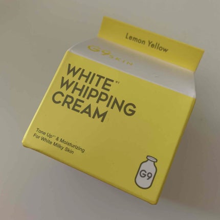 WHITE WHIPPING CREAM(ウユクリーム)/G9SKIN/化粧下地を使ったクチコミ(1枚目)