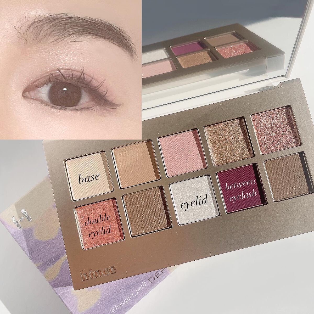 ニューデップスアイシャドウパレット/hince/アイシャドウパレットを使ったクチコミ(5枚目)