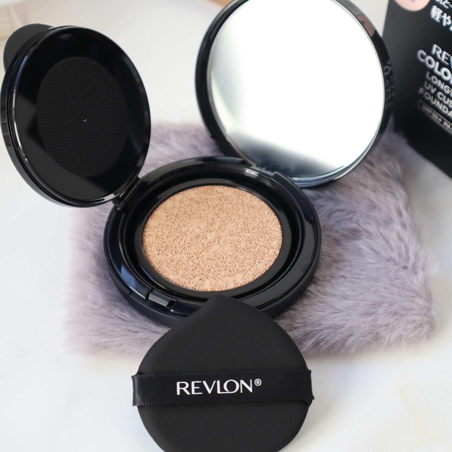 レブロン カラーステイ ロングウェア UV クッション ファンデーション/REVLON/クッションファンデーションを使ったクチコミ（2枚目）