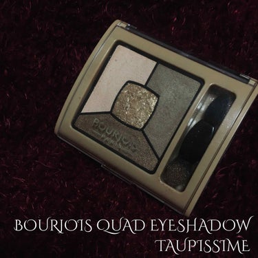 BOURJOIS スモーキーストーリー アイシャドウ パレットのクチコミ「BOURJOIS QUAD EYESHADOW - TAUPISSIME 

海外コスメが購入.....」（2枚目）