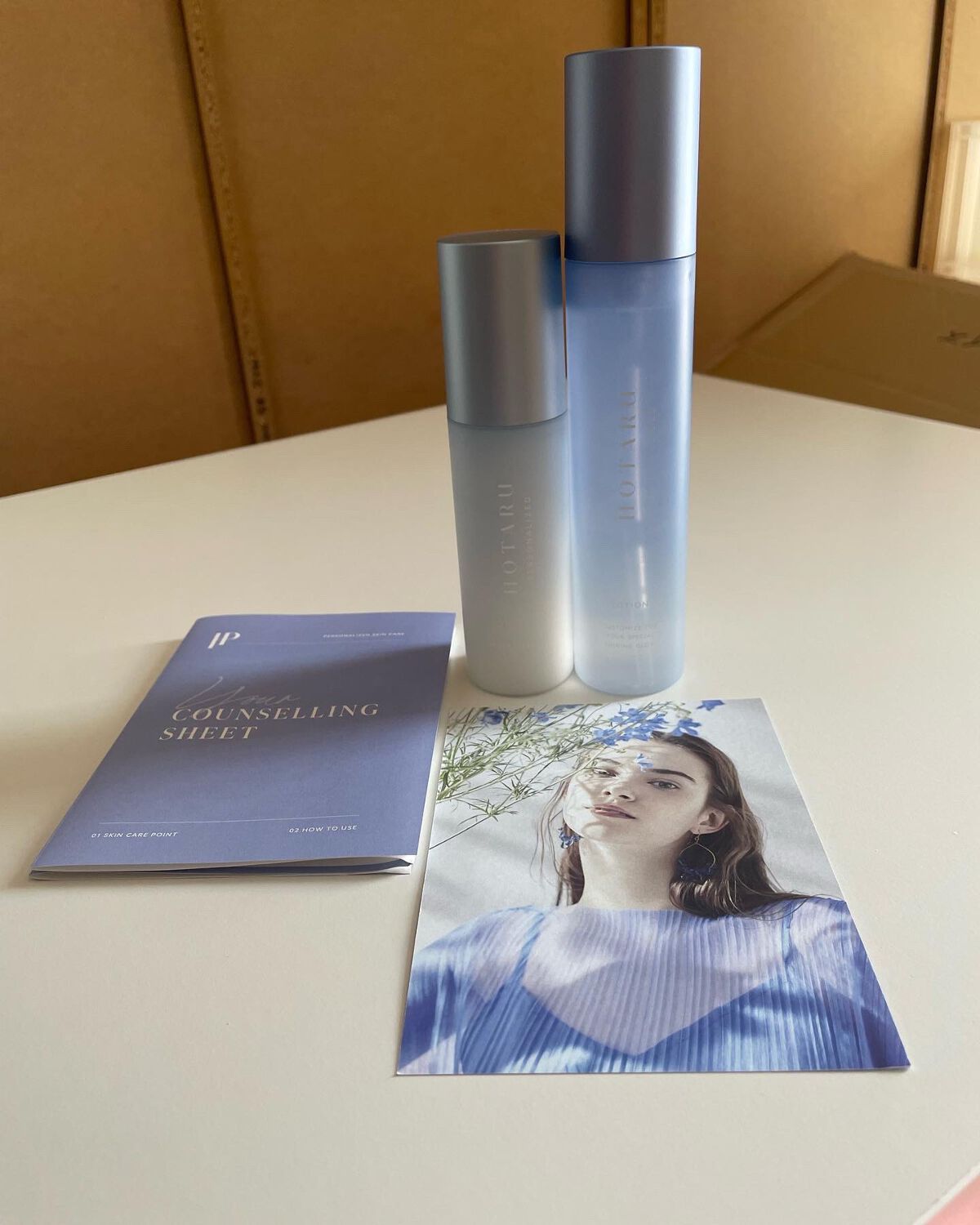  HOTARU PERSONALIZED LOTION／MOISTURIZER /HOTARU PERSONALIZED/スキンケアキットを使ったクチコミ（1枚目）