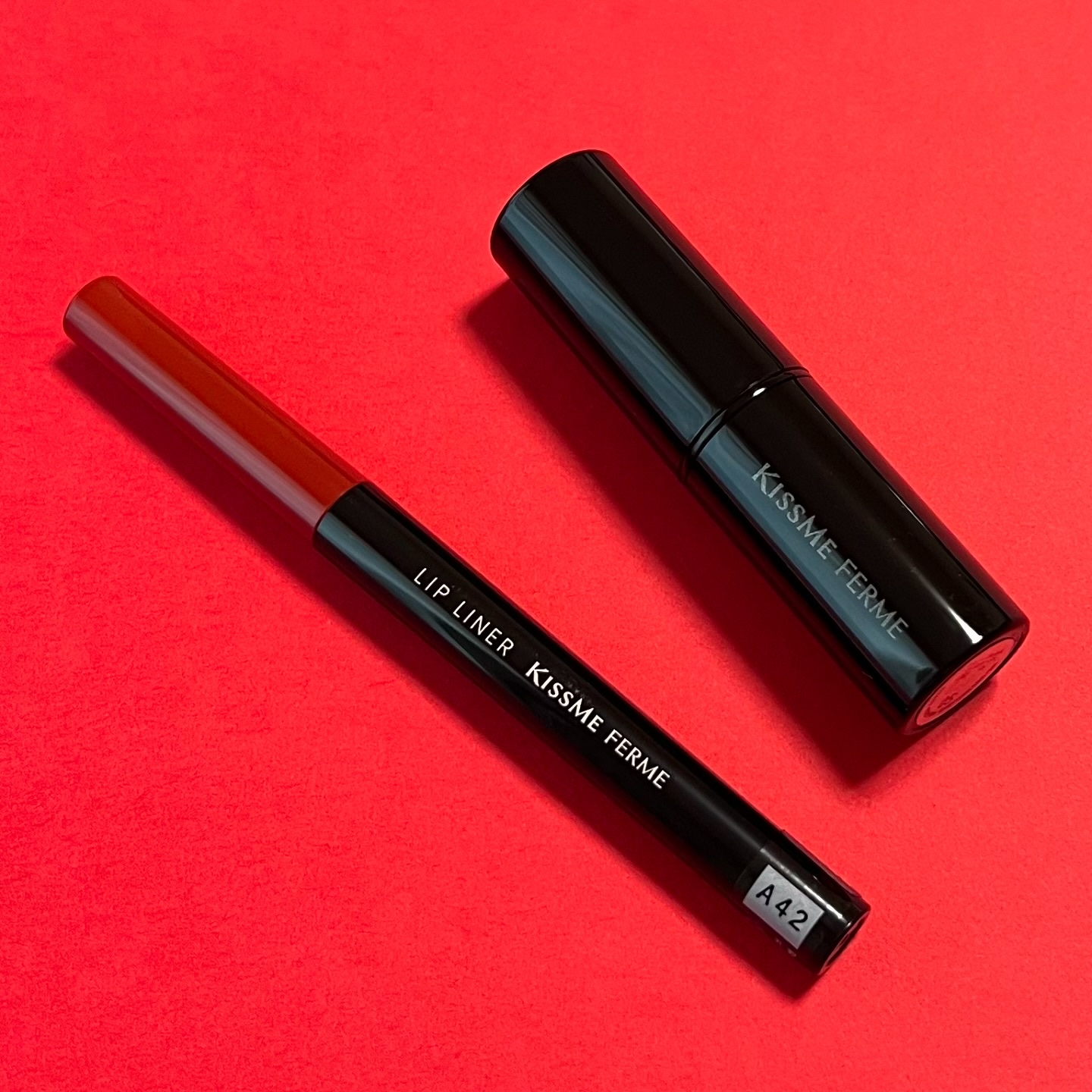 キスミー　フェルム　リップライナーＮ 02 ウォームレッド/キスミー フェルム/リップライナーを使ったクチコミ（3枚目）