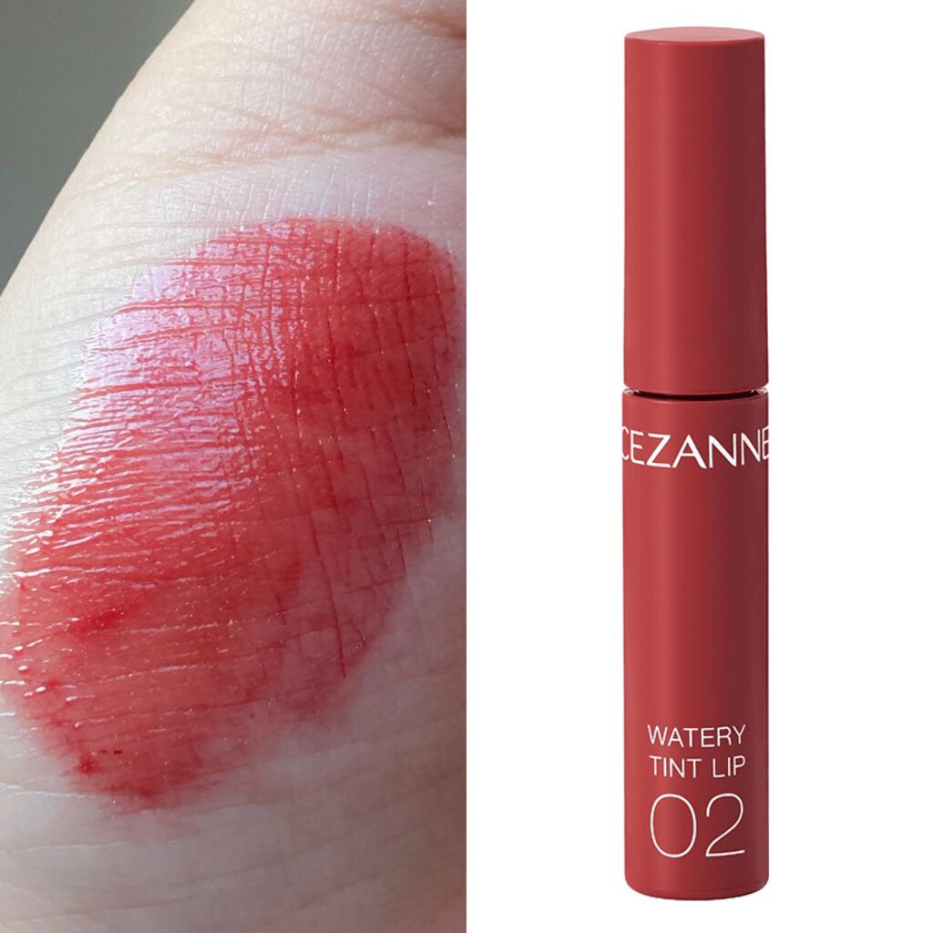 ウォータリーティントリップ/CEZANNE/リップティントを使ったクチコミ(2枚目)
