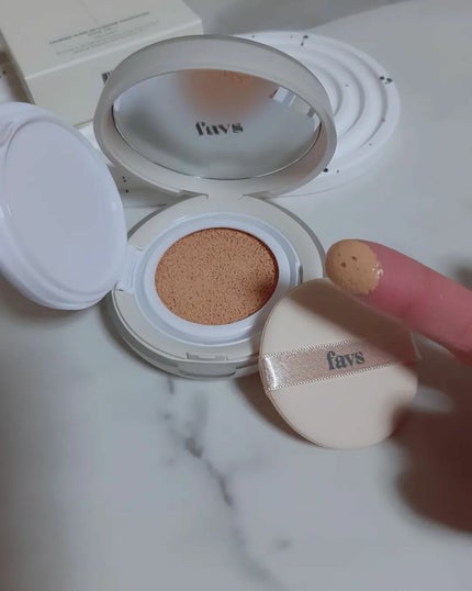 カーミンググロウアップクッションファンデーション/favs/リキッドファンデーションを使ったクチコミ(5枚目)