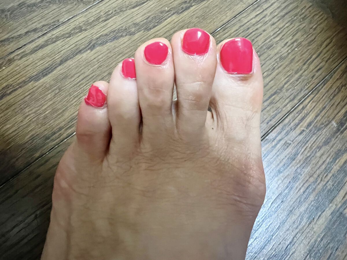 フレッシュリー ジュースド ルッキング スーパー ジューシー/nails inc./マニキュアを使ったクチコミ（2枚目）