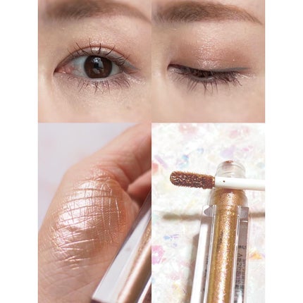 ダイヤモンドシリーズ 星空リキッドアイシャドウ/ZEESEA/リキッドアイシャドウを使ったクチコミ(4枚目)