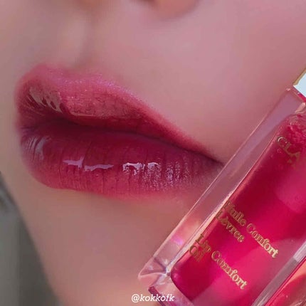 コンフォート リップオイル /CLARINS/リップグロスを使ったクチコミ(2枚目)