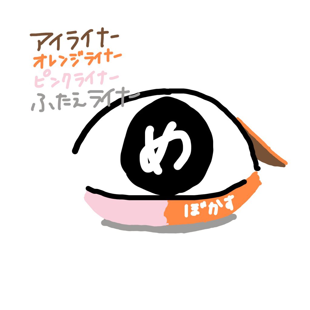 描くふたえアイライナー/CEZANNE/リキッドアイライナーを使ったクチコミ（3枚目）