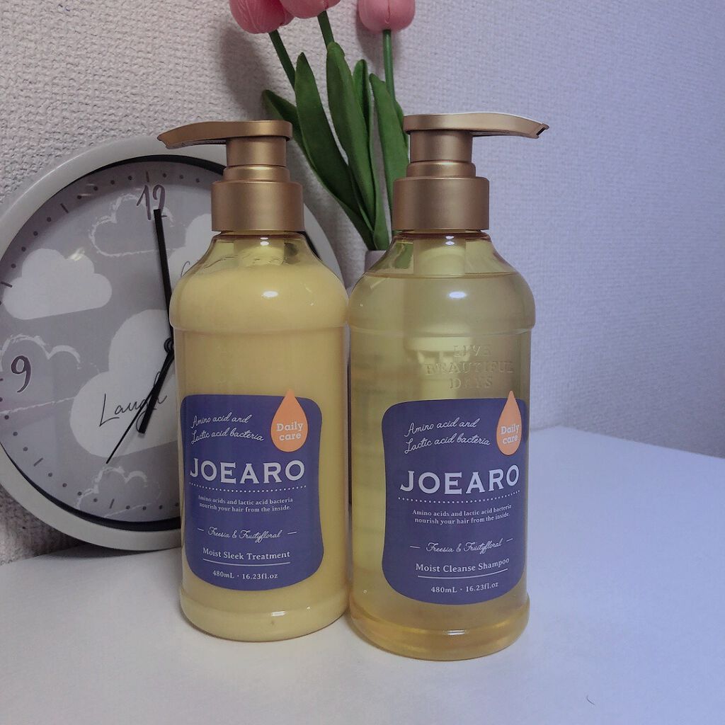 スムースクレンズシャンプー／スムーススリークトリートメント/JOEARO/市販シャンプーを使ったクチコミ（1枚目）