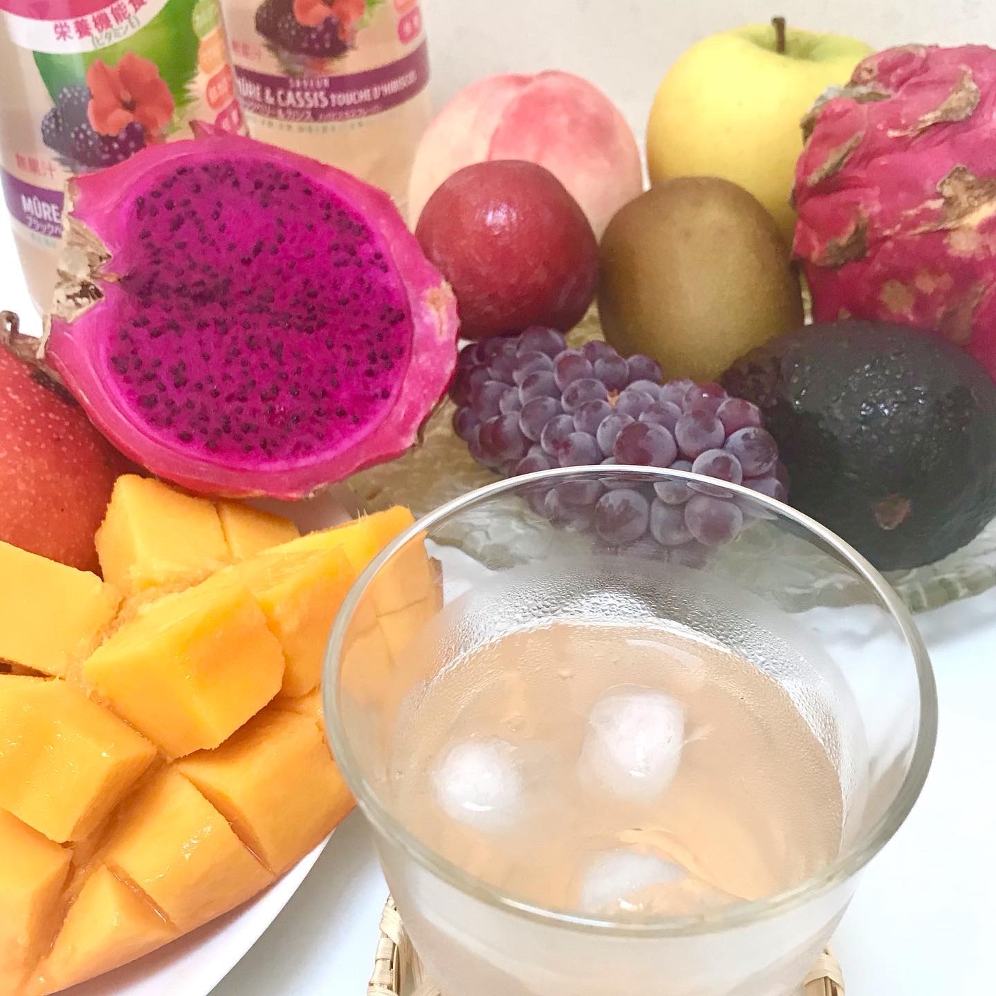 Contrex Green ブラックベリー＆カシス ハイビスカスフレーバー/コントレックス/ドリンクを使ったクチコミ（3枚目）