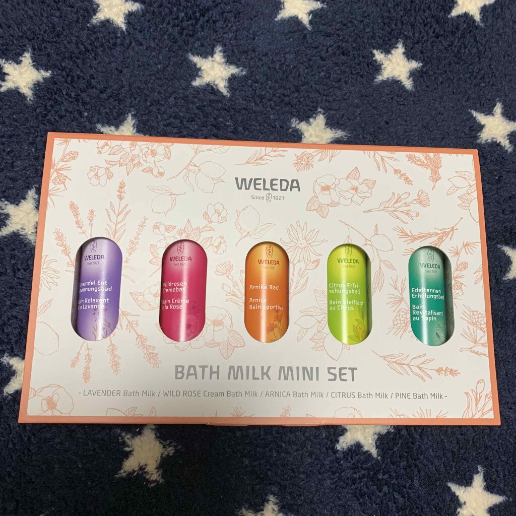 バスミルク ミニセット/WELEDA/その他キットセットを使ったクチコミ（1枚目）