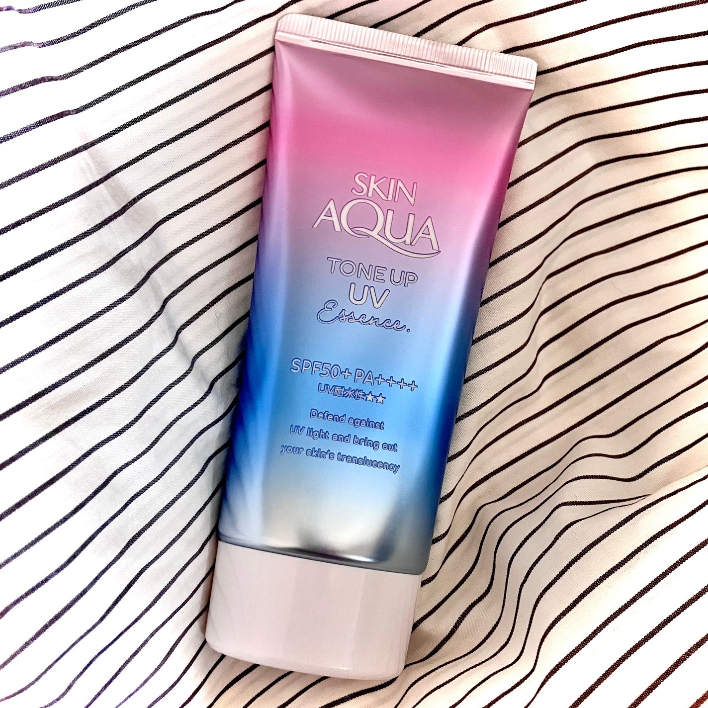 スキンアクア トーンアップUVエッセンス/スキンアクア/日焼け止めクリームを使ったクチコミ(2枚目)