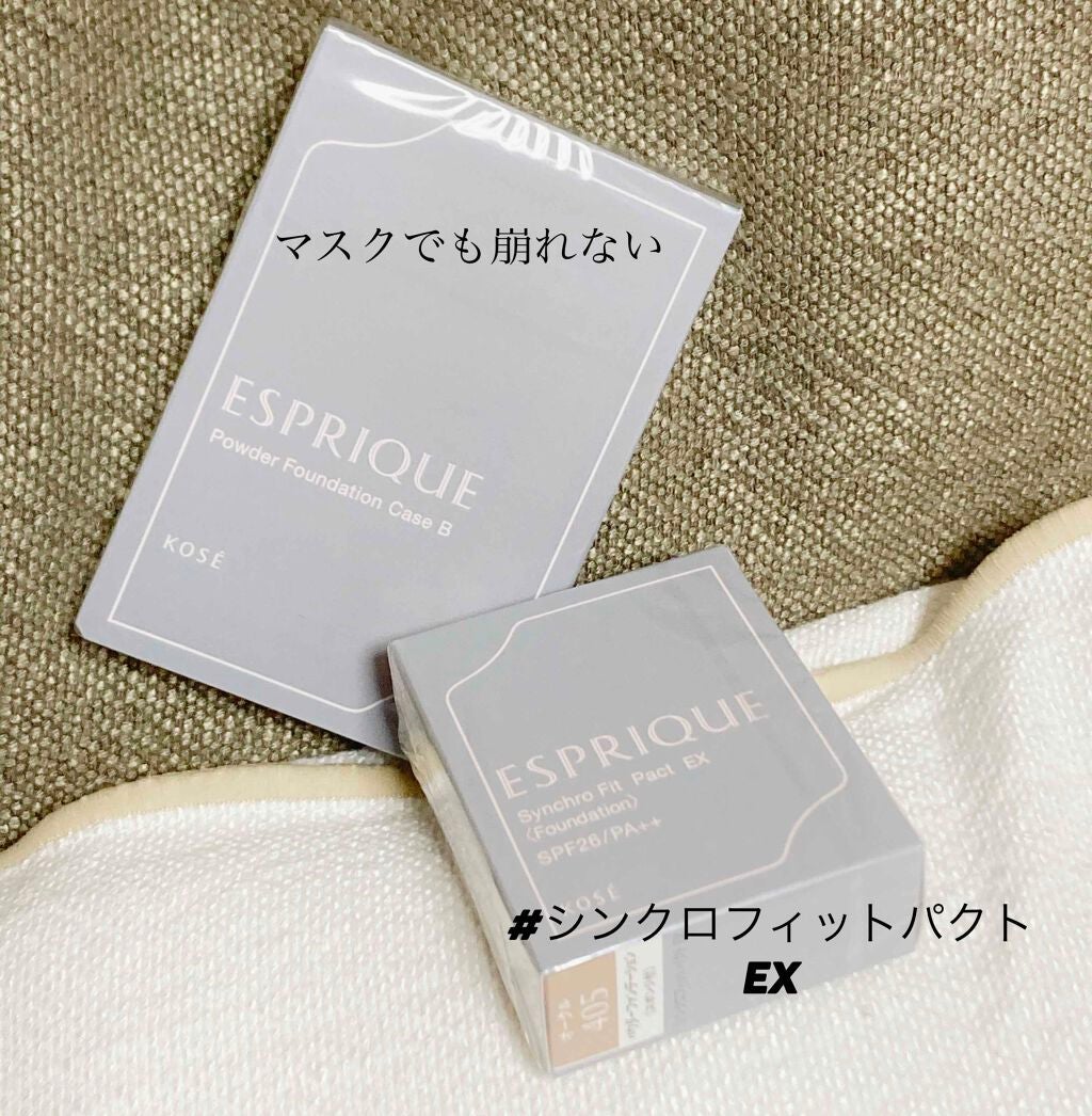 シンクロフィット パクト EX/ESPRIQUE/パウダーファンデーションを使ったクチコミ(1枚目)
