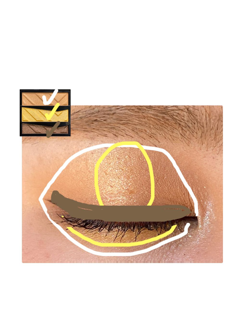 パーツリサイズシャドウ/KATE/アイシャドウパレットを使ったクチコミ(2枚目)