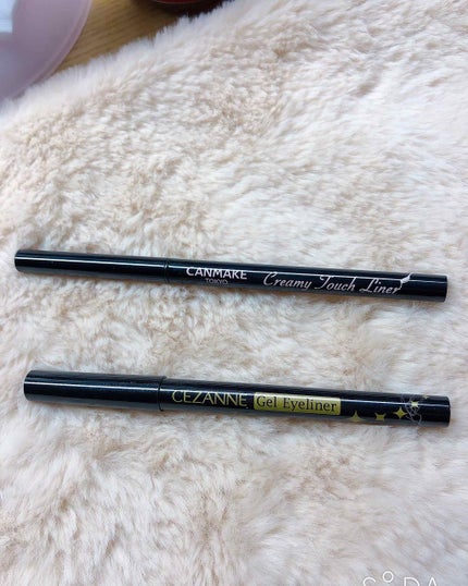 ジェルアイライナー/CEZANNE/ジェルアイライナーを使ったクチコミ(1枚目)
