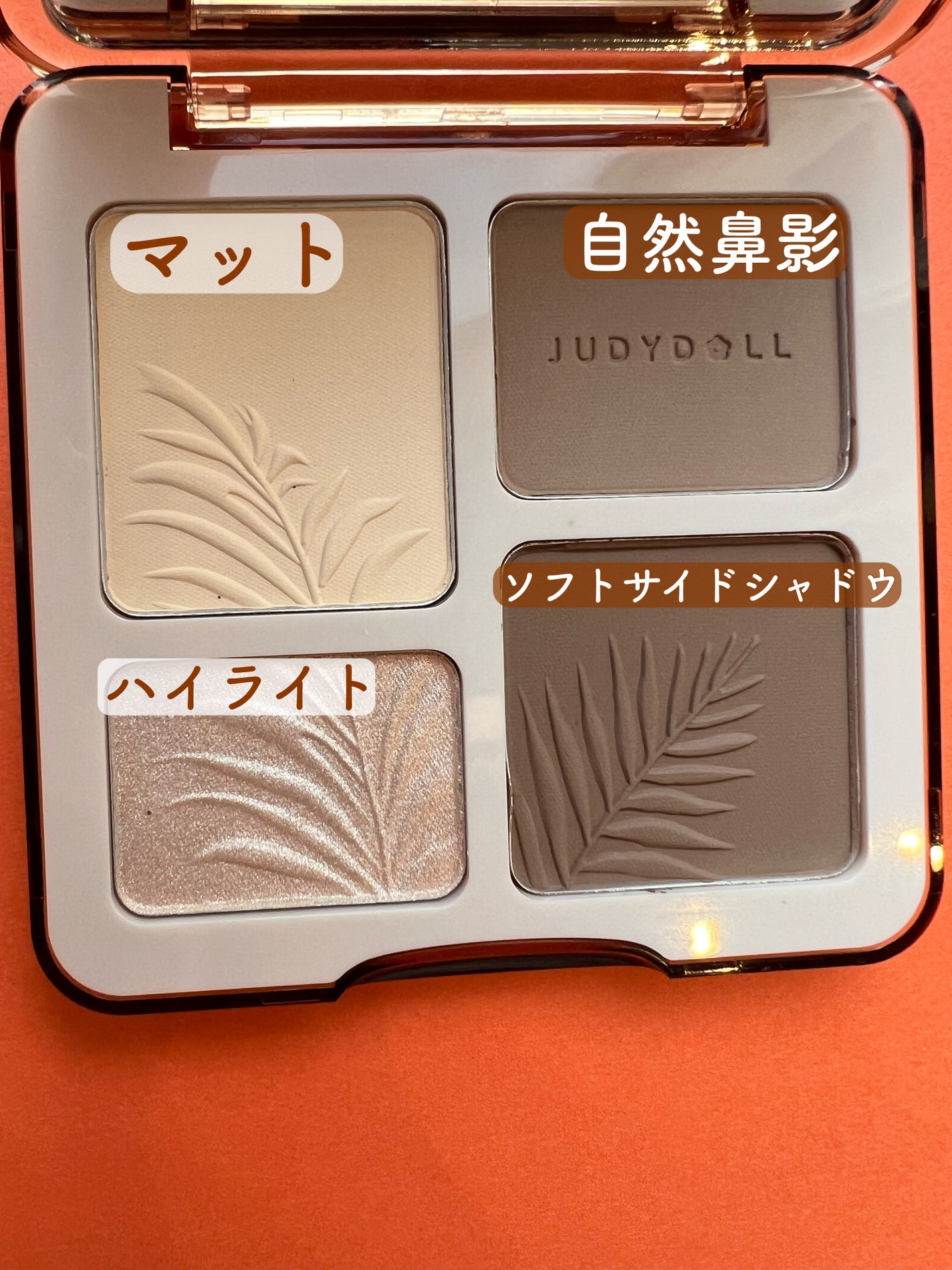 JUDYDOLL メリハリマスターパレット/JUDYDOLL/パウダーハイライトを使ったクチコミ(2枚目)