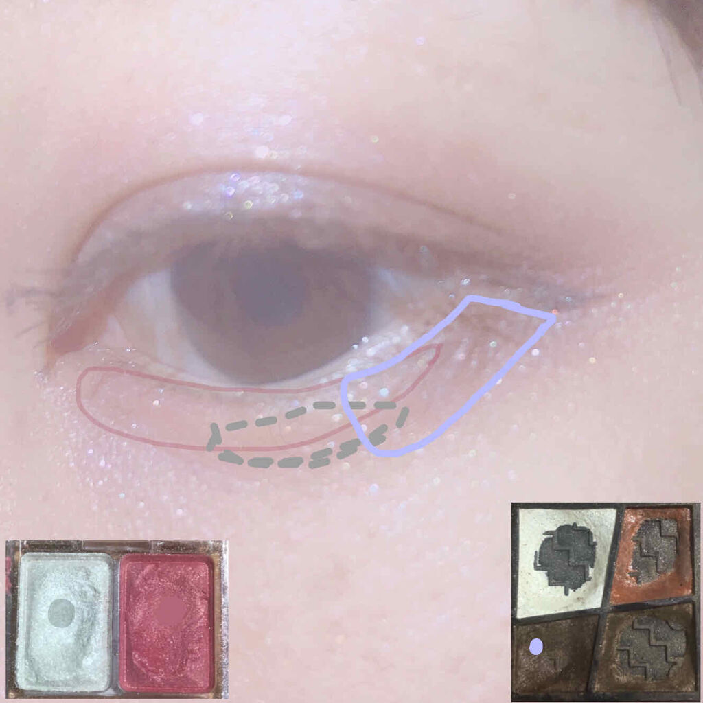 【旧品】パーフェクトスタイリストアイズ/キャンメイク/アイシャドウパレットを使ったクチコミ（3枚目）