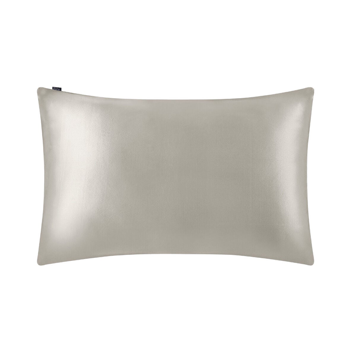 シルク 枕カバー 25匁 両面シルク100% 封筒式 額縁無し 06 シルバーグレー