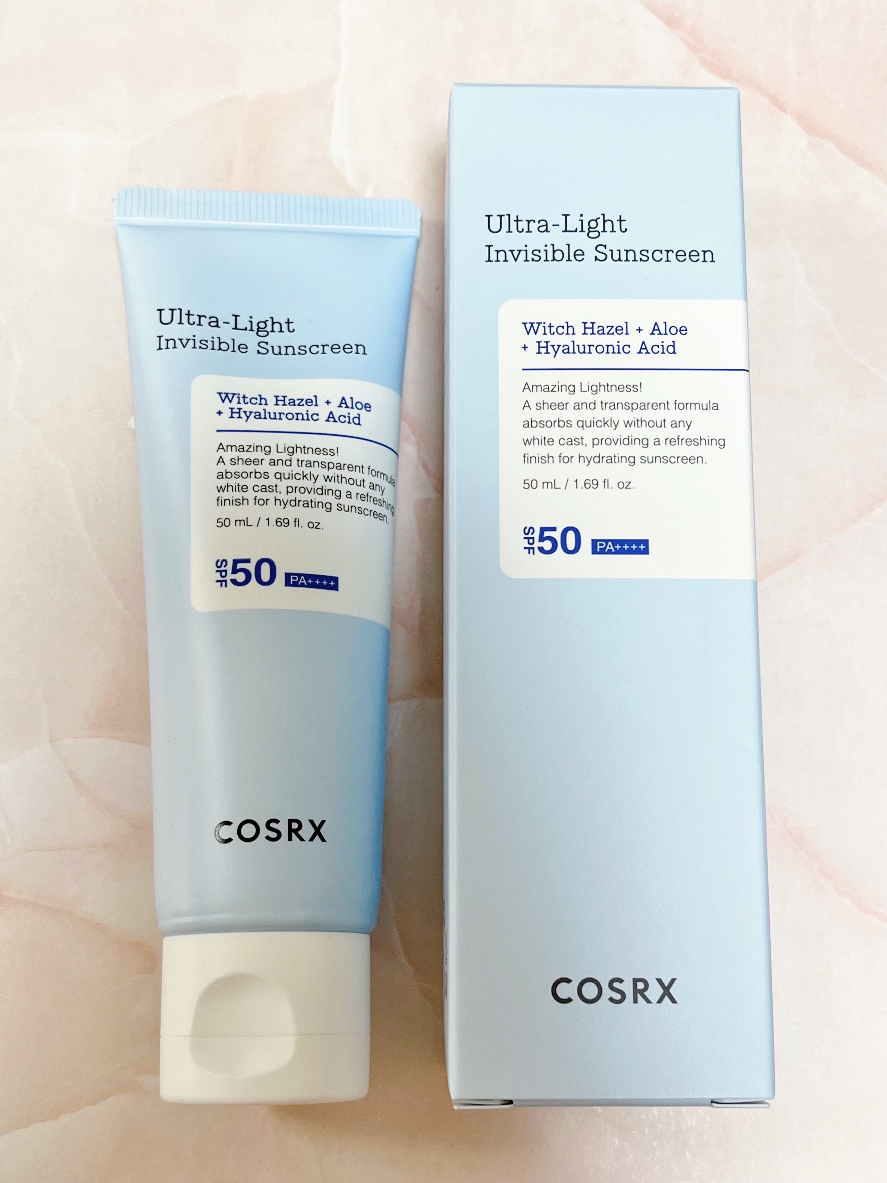 ウルトラライト透明UVクリーム/COSRX/日焼け止めクリームを使ったクチコミ（2枚目）