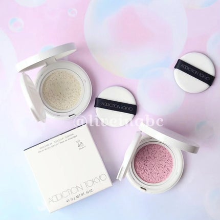 アディクション スキンケアUV タッチアップ クッション/ADDICTION/クッションファンデーションを使ったクチコミ(1枚目)