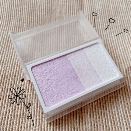 ハイライトカラー・ラベンダー/無印良品/パウダーハイライトを使ったクチコミ(1枚目)