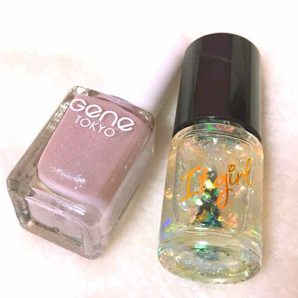 ITGグリッターネイル/DAISO/マニキュアを使ったクチコミ(2枚目)