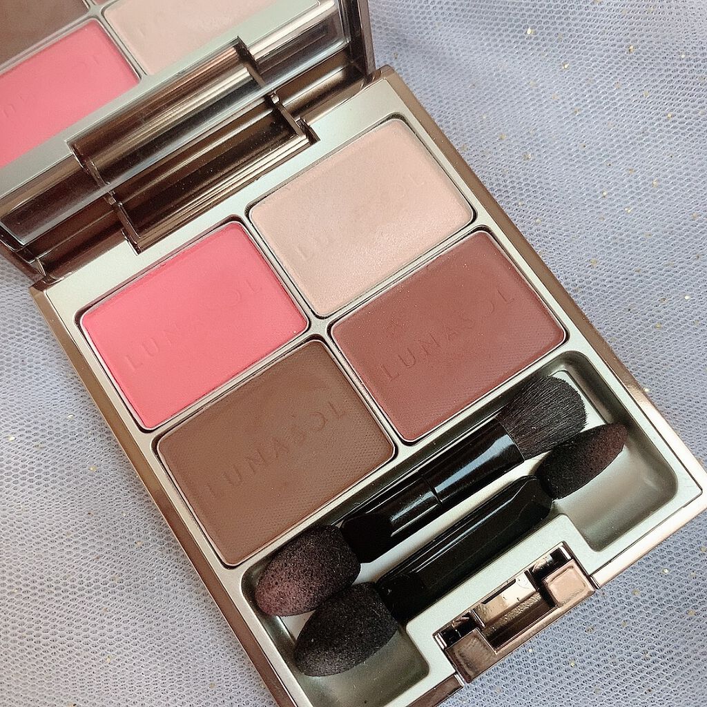 マカロングロウアイズ/LUNASOL/アイシャドウパレットを使ったクチコミ(1枚目)