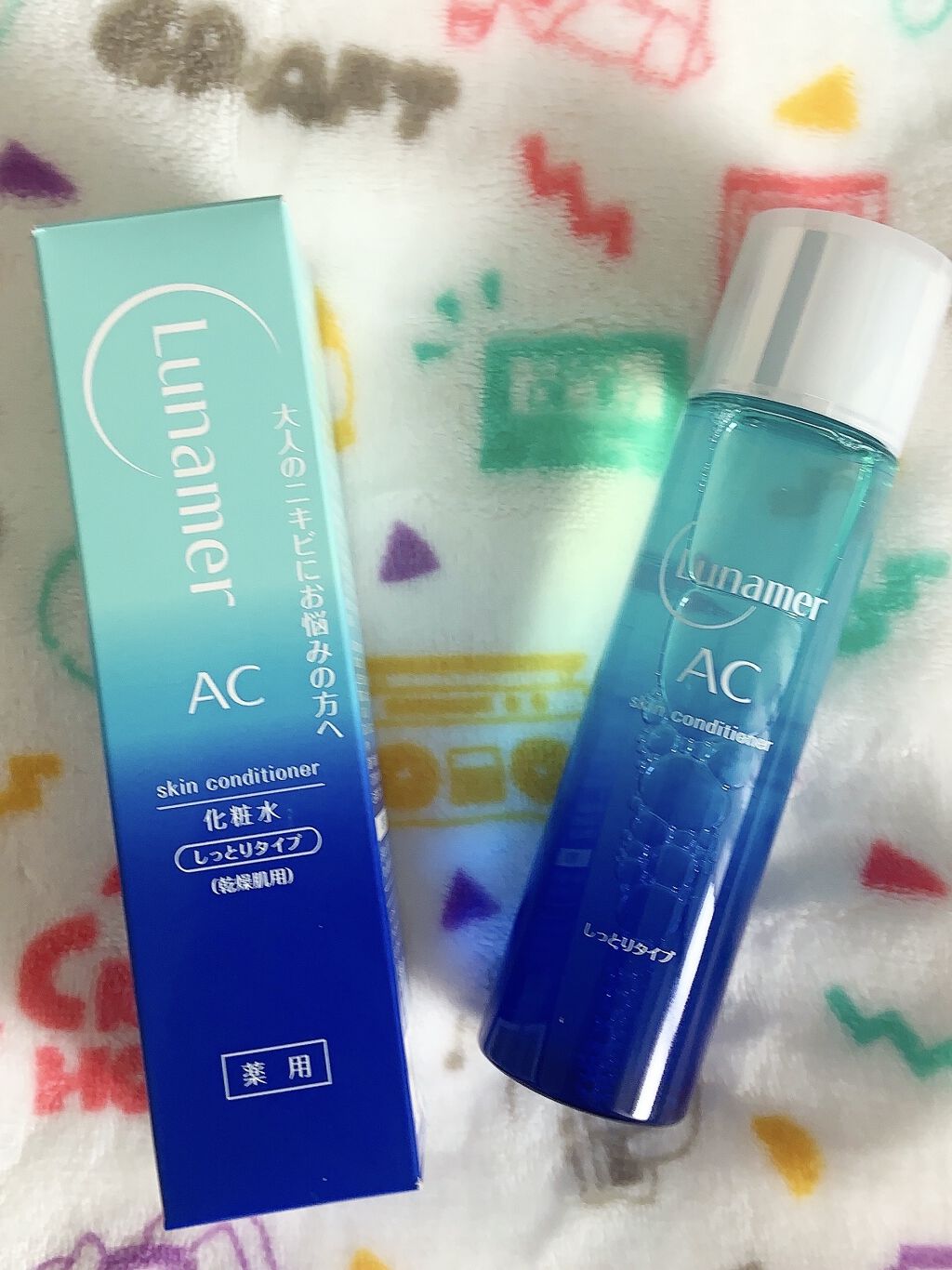 ルナメアAC スキンコンディショナー しっとりタイプのクチコミ「ルナメアの化粧水。
何年も昔から気になってはいたんですけど、なかなか買わなかった商品です。
大.....」（1枚目）