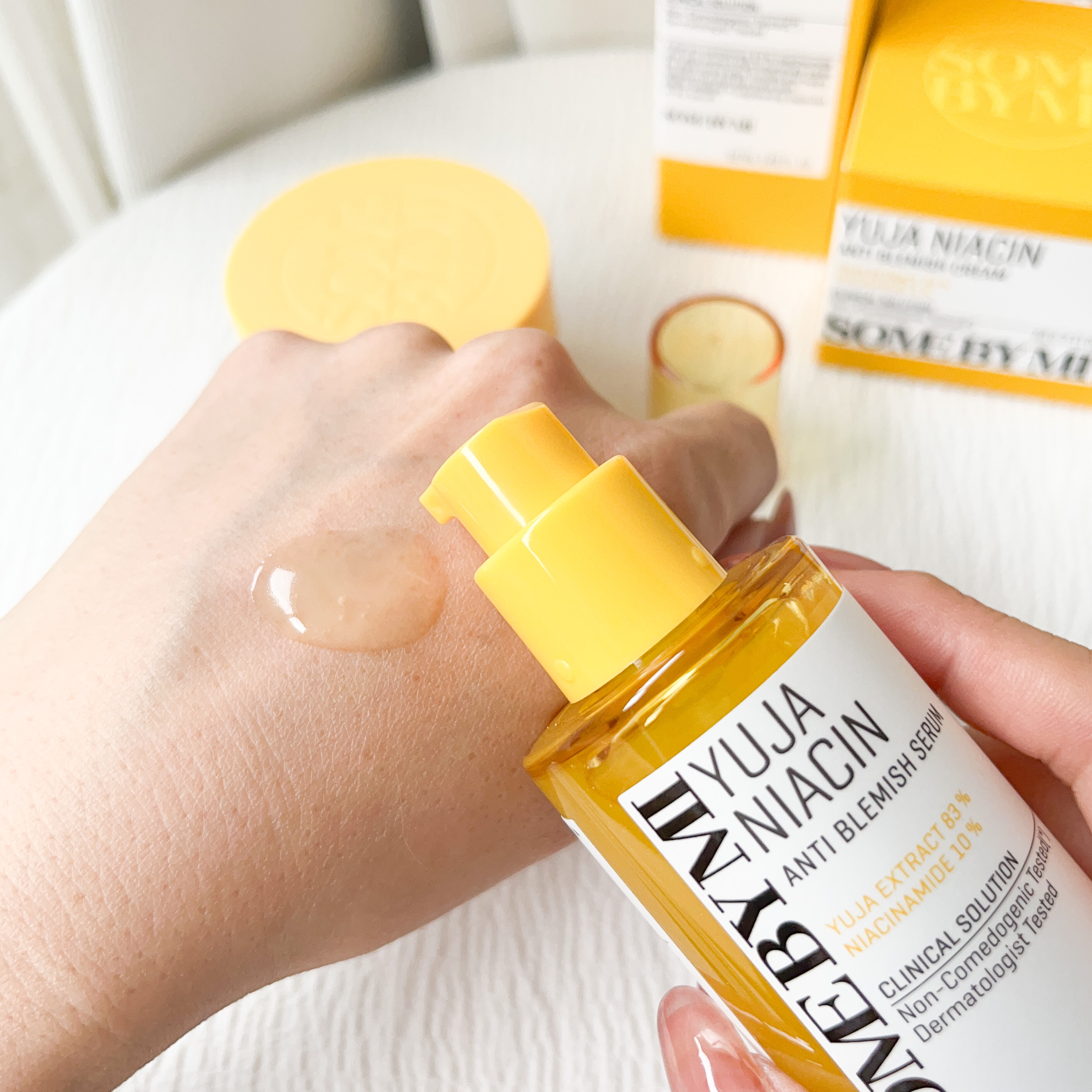 ユズナイアシンアンチブレミッシュセラム/SOME BY MI/美容液を使ったクチコミ（2枚目）