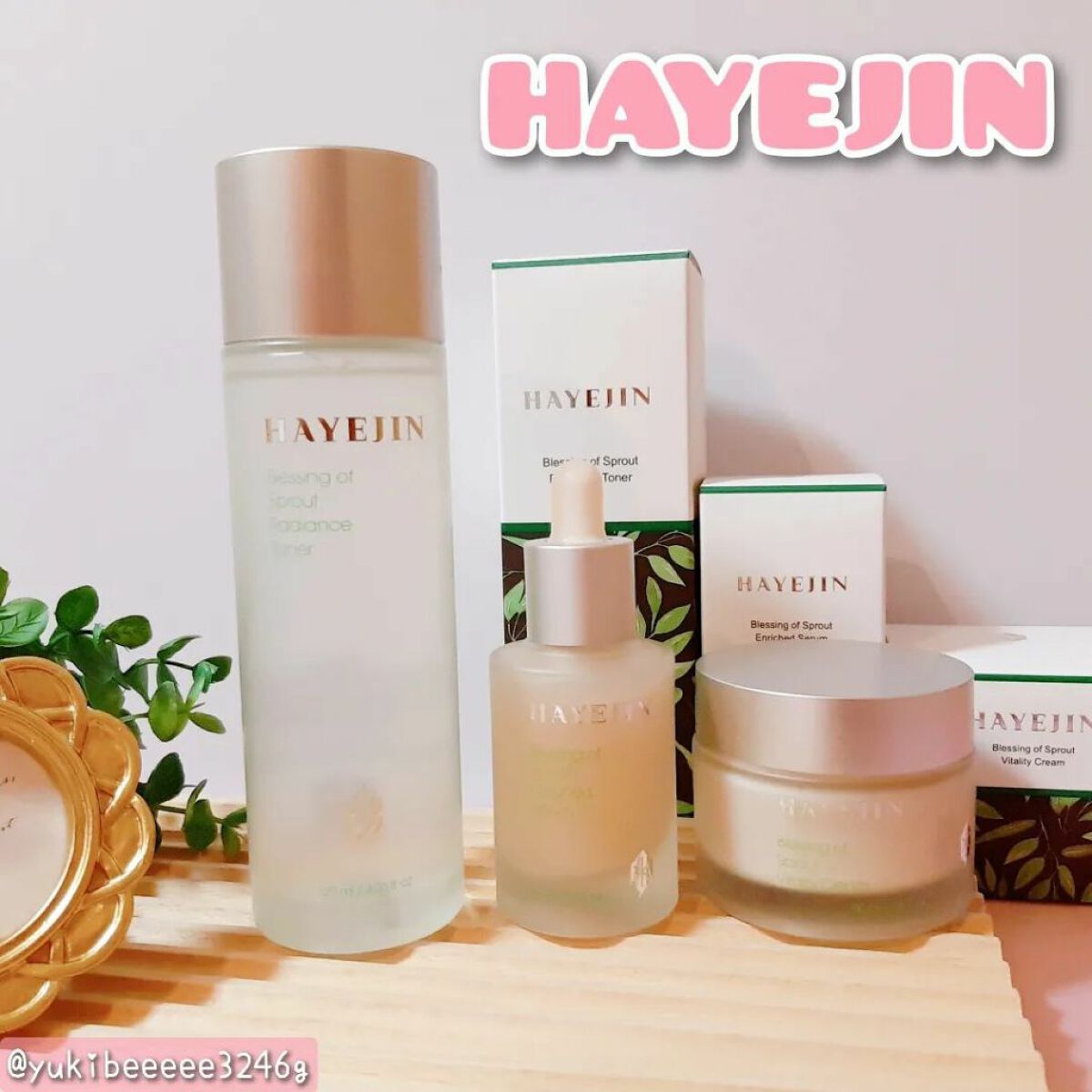 ブレッシングオブスプラウトラディアンストナー/HAYEJIN/化粧水を使ったクチコミ(1枚目)