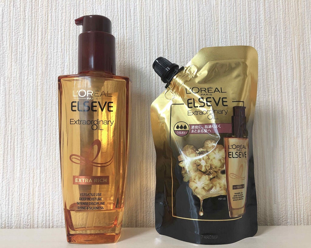 エルセーヴ エクストラオーディナリーオイル エクストラリッチ フィニッシュ/ロレアル パリ/ヘアオイルを使ったクチコミ(3枚目)