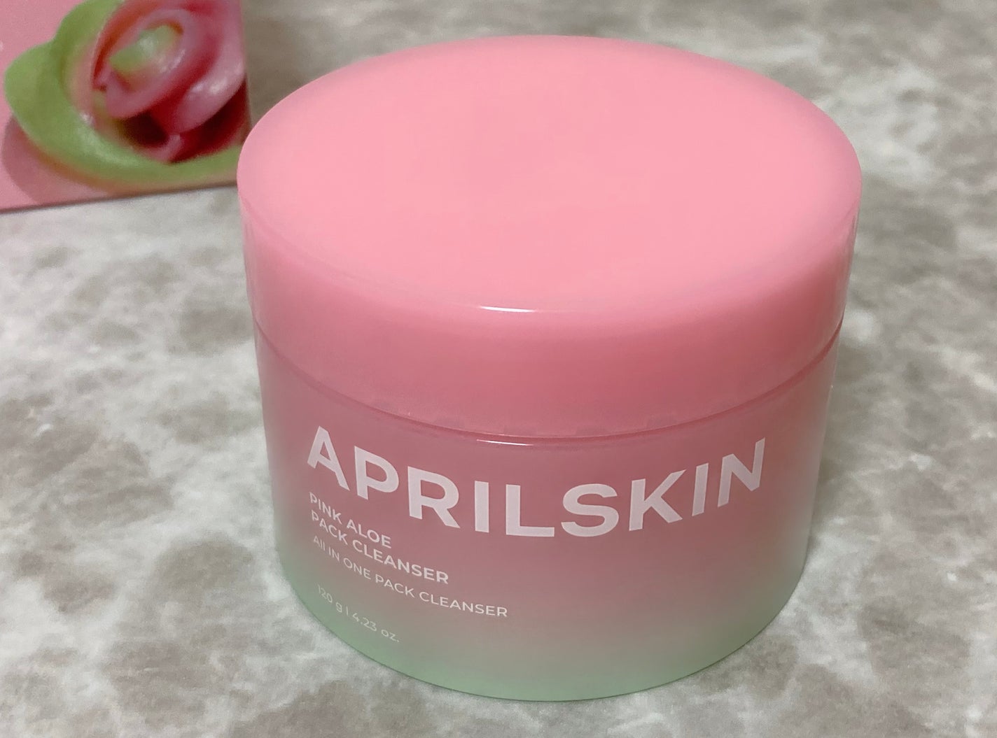 ピンクアロエメレンゲクレンザー/APRILSKIN/その他洗顔料を使ったクチコミ(1枚目)