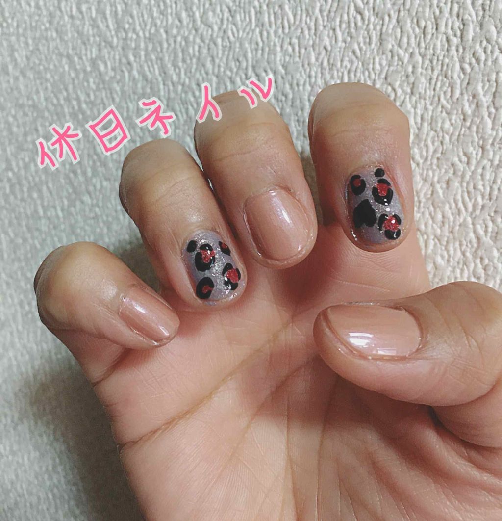 ジェルネイル トップコートM/セリア/ネイルトップコートを使ったクチコミ（1枚目）