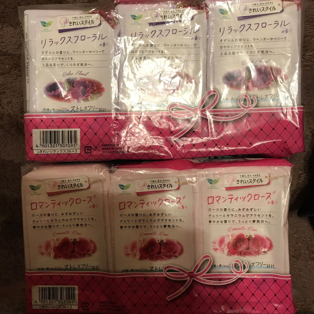 きれいスタイル ロマンティックローズの香り ７２コ入/ロリエ/おりものシートを使ったクチコミ（2枚目）