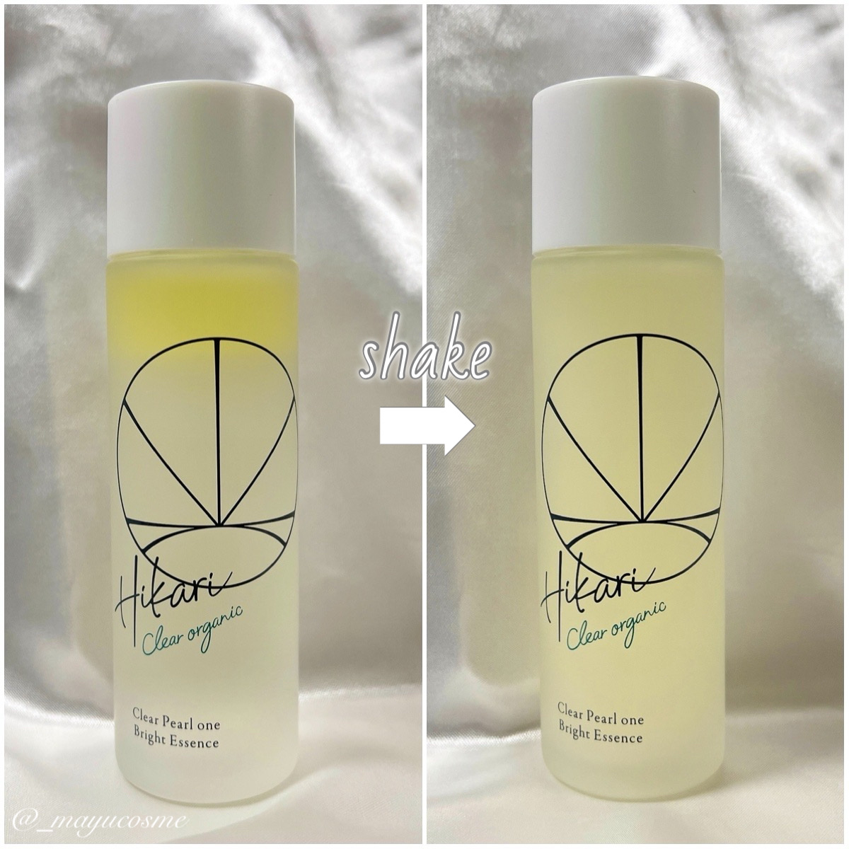 クリアパールワン ブライトエッセンス/HIKARI CLEAR オーガニック/美容液を使ったクチコミ（2枚目）