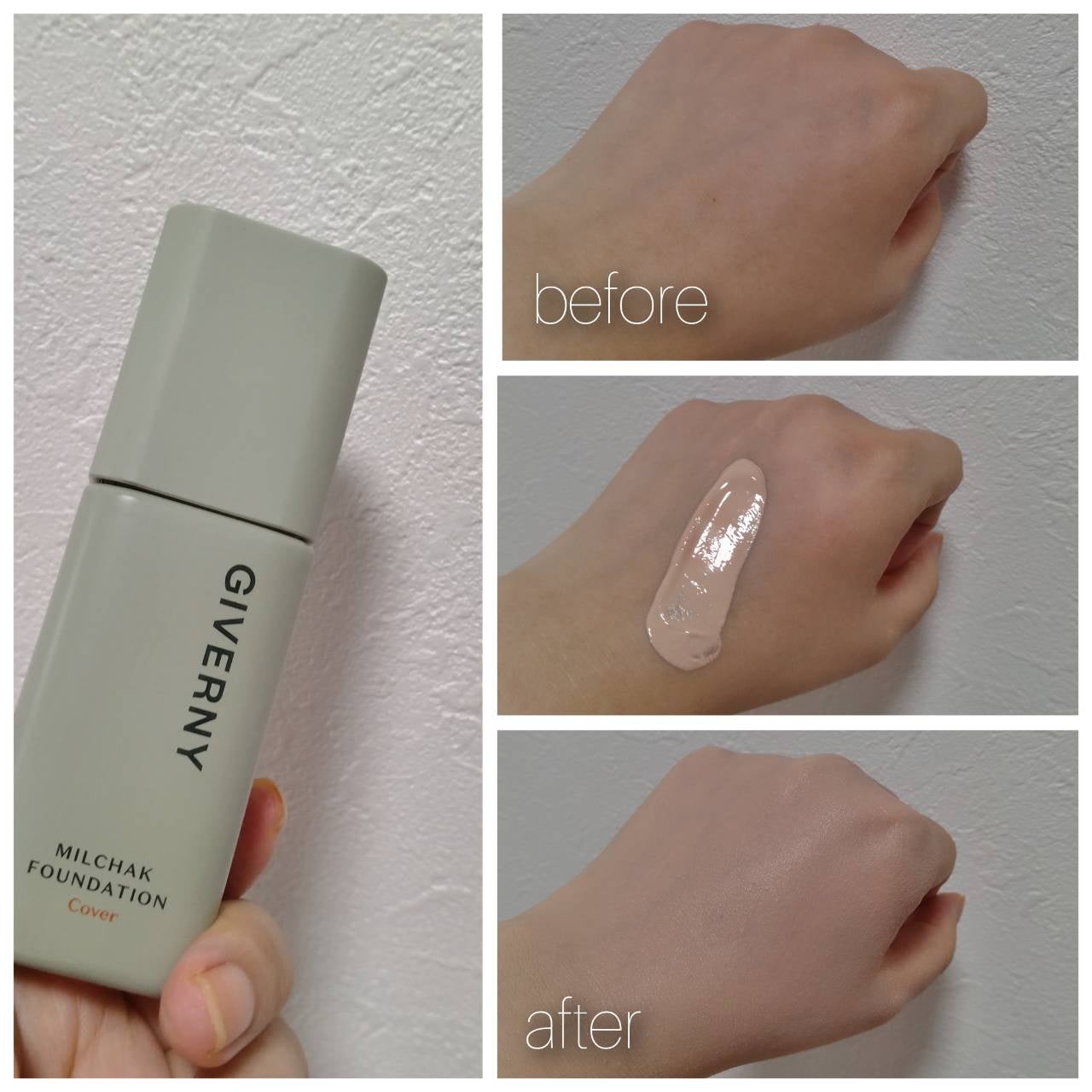 密着カバーファンデーション/GIVERNY/リキッドファンデーションを使ったクチコミ(9枚目)