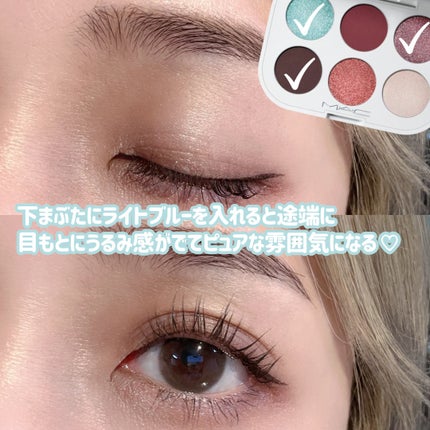 スコール ゴールズ アイシャドウ パレット × 6/M・A・C/アイシャドウパレットを使ったクチコミ(2枚目)