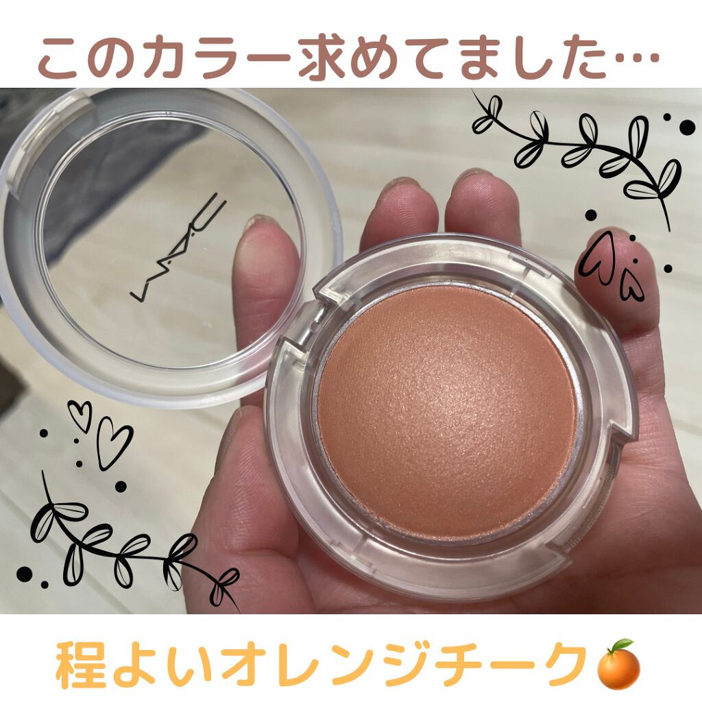 グロー プレイ ブラッシュ/M・A・C/ジェル・クリームチークを使ったクチコミ(2枚目)