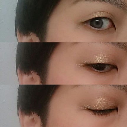 グリッタープリズム シャドウ/MISSHA/グリッターを使ったクチコミ(2枚目)