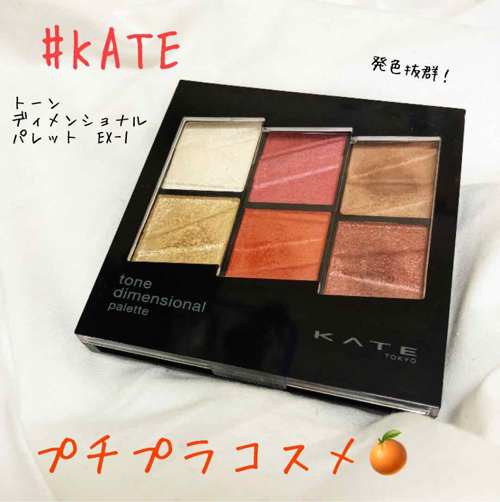 トーンディメンショナルパレット/KATE/メイクアップキットを使ったクチコミ(1枚目)