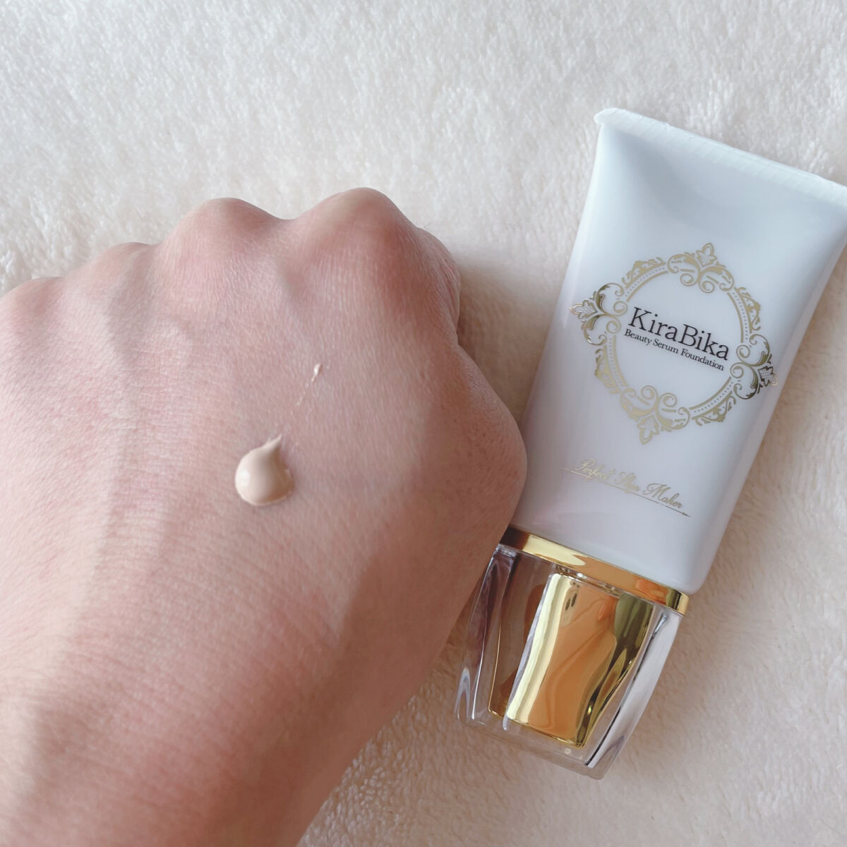 きらびか ビューティーセラムファンデーション2個 &薬用クリーム&ソープ きらびか ビューティーセラムファンデーション2個 &薬用クリーム