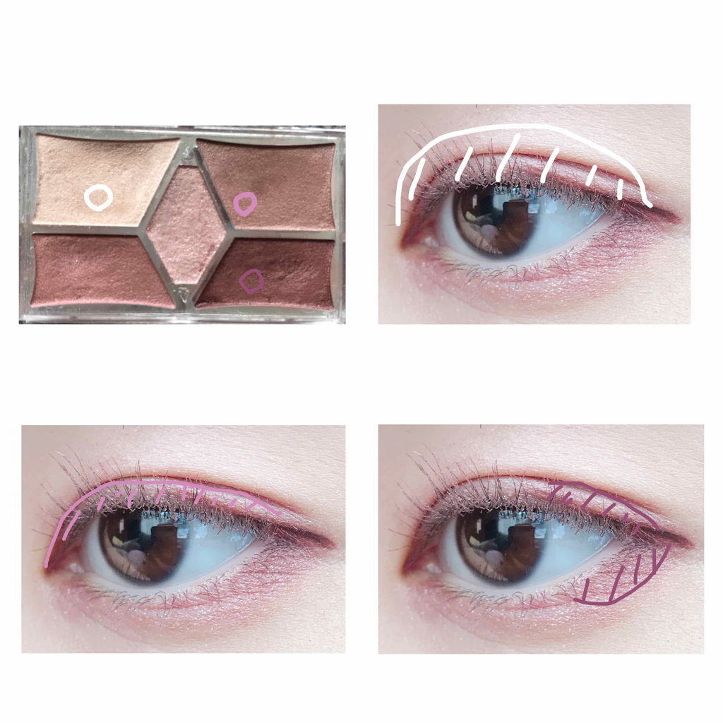 【旧品】パーフェクトスタイリストアイズ/キャンメイク/アイシャドウパレットを使ったクチコミ（2枚目）