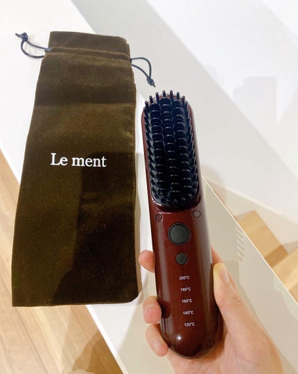 コードレスストレートヒートブラシ/Le ment/その他スタイリングを使ったクチコミ(3枚目)