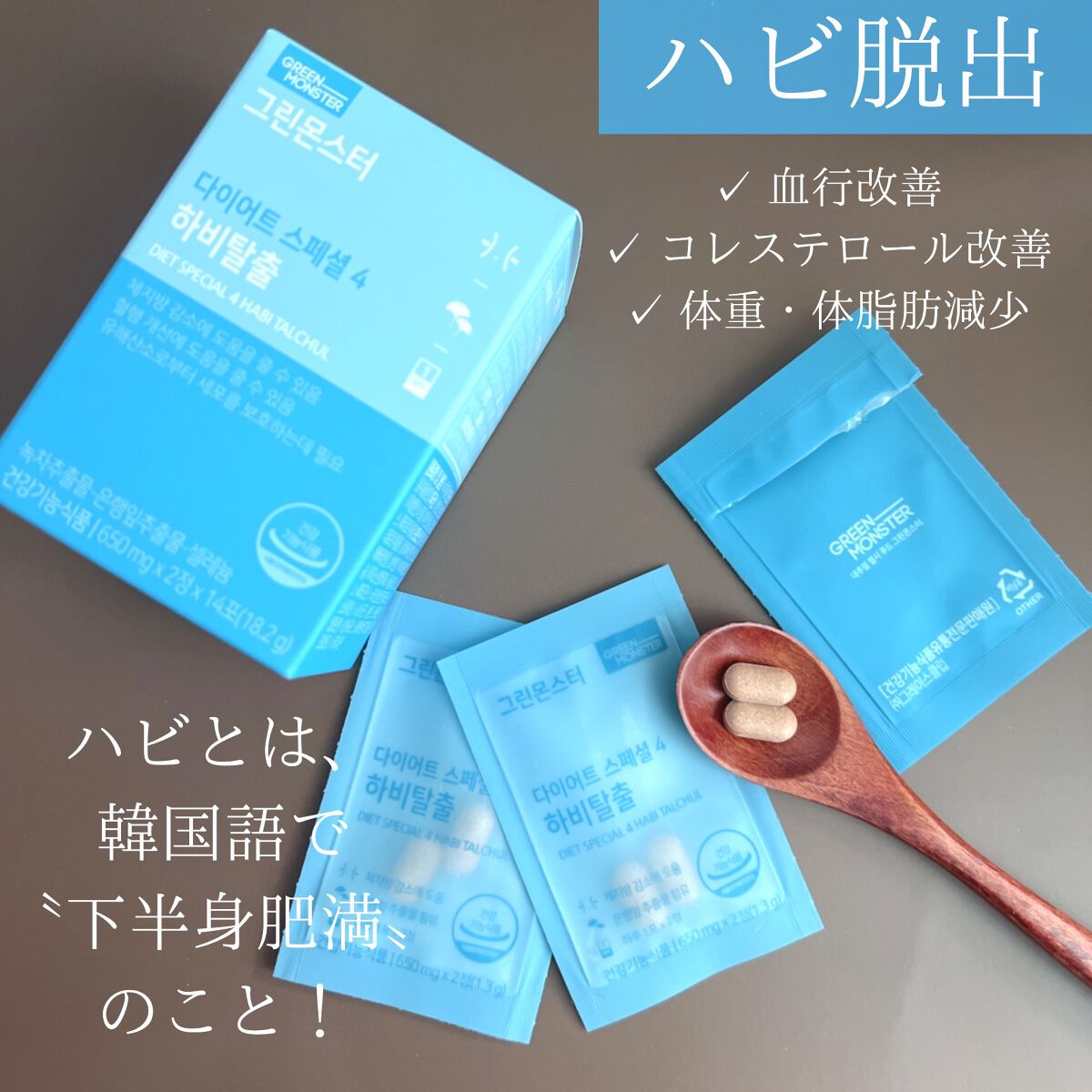 カロバーニング/グリーンモンスター/健康サプリメントを使ったクチコミ(3枚目)