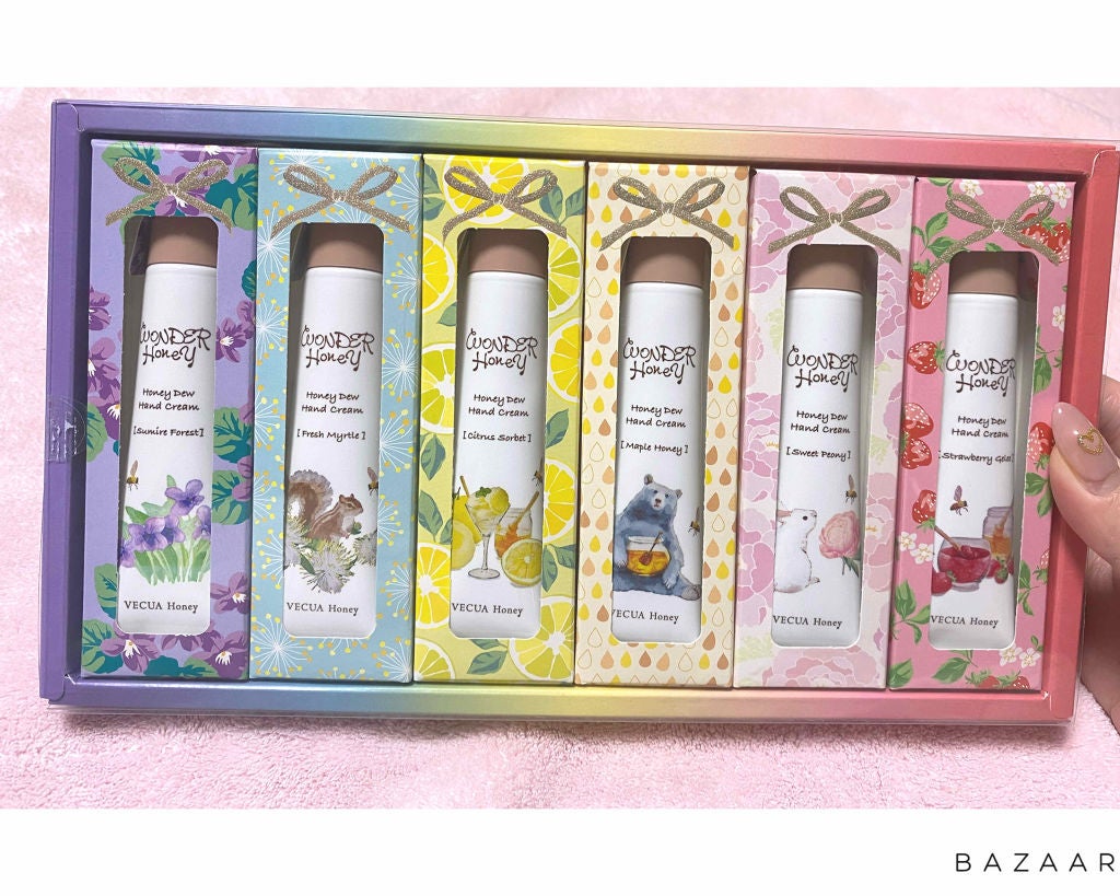 ワンダーハニー はちみつの森のハンドクリームギフト/VECUA Honey/トライアルキットを使ったクチコミ(1枚目)