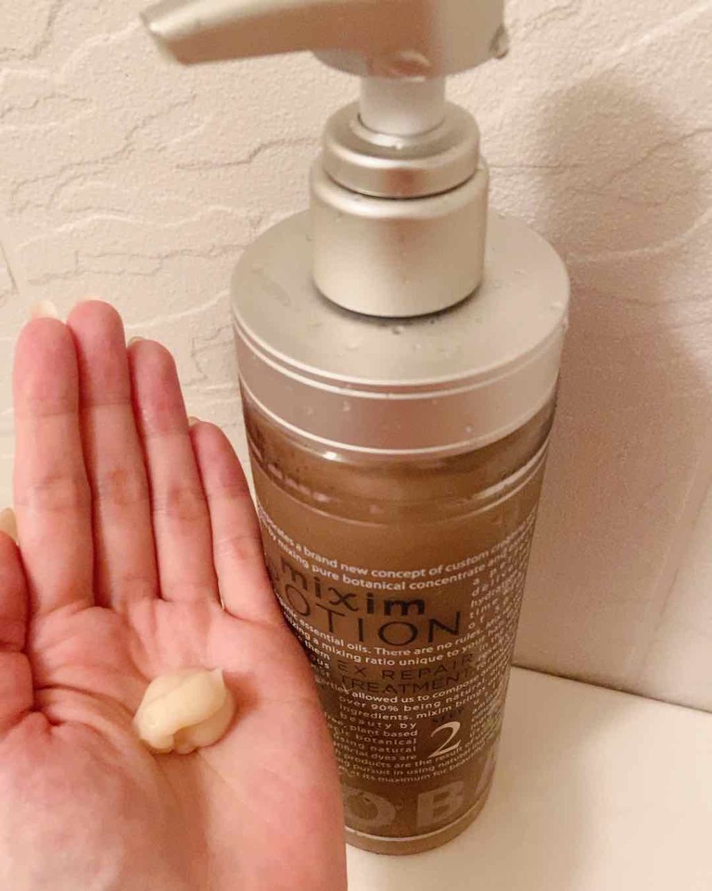 リペアシャンプー/ヘアトリートメント/mixim POTION/シャンプー・コンディショナーを使ったクチコミ(3枚目)