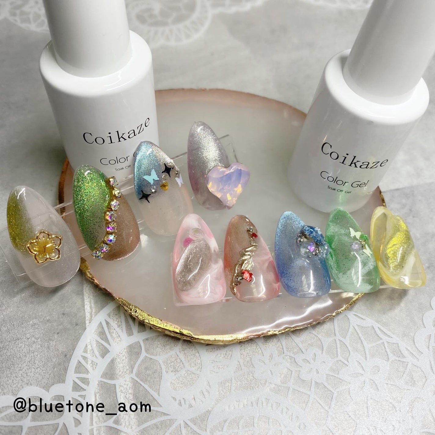 ジェルネイル(ライト対応)/セリア/ジェルネイルを使ったクチコミ(1枚目)